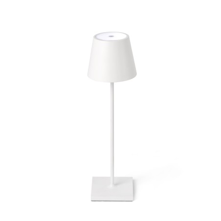 Lámpara sobremesa aluminio LED integrado blanco mate HAVANGE