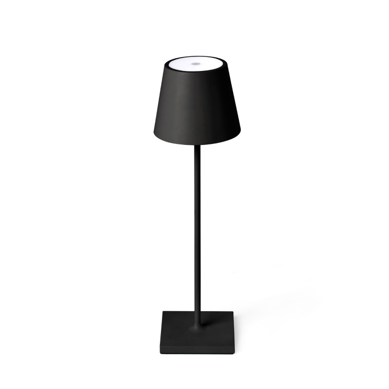 Lámpara sobremesa aluminio LED integrado negro mate VEJOLES
