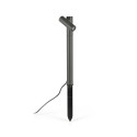 Lámpara suelo aluminio LED integrado gris POUZOL