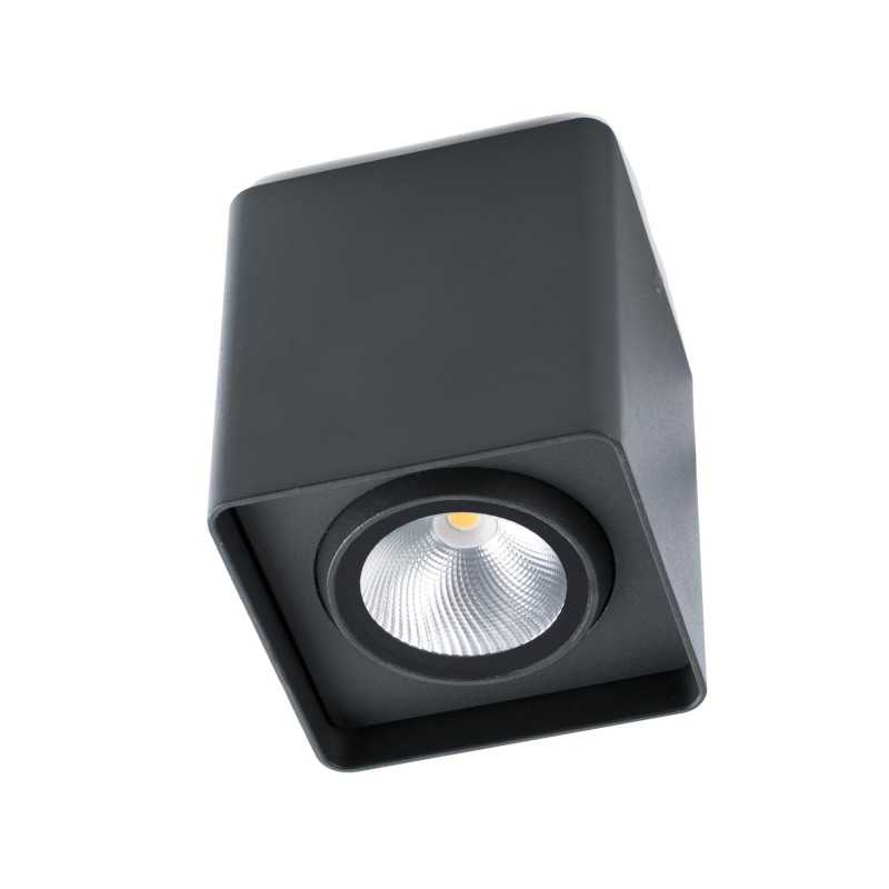 Lámpara techo aluminio LED integrado gris LAROQUE