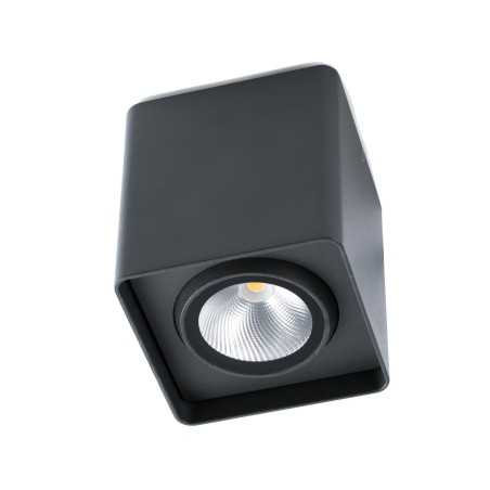 Lámpara techo aluminio LED integrado gris LAROQUE