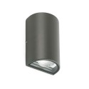 Lámpara pared aluminio LED integrado gris NEPMES