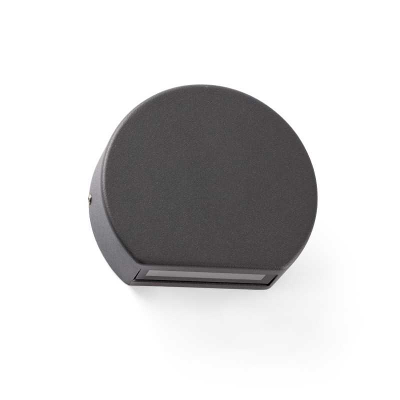 Lámpara pared aluminio LED integrado gris POMBLIN