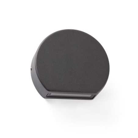 Lámpara pared aluminio LED integrado gris POMBLIN