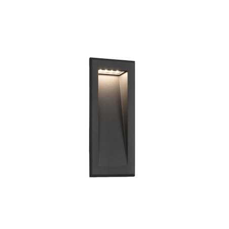 Lámpara pared aluminio LED integrado gris TARARE