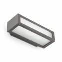 Lámpara pared aluminio E27 gris ATTILLY