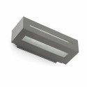Lámpara pared aluminio E27 gris SONNAC