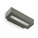 Lámpara pared aluminio E27 gris NEUILH