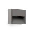 Lámpara pared aluminio LED integrado gris BRENAT