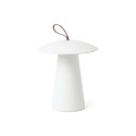 Lámpara sobremesa aluminio LED integrado blanco mate LE PEU
