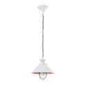 Lámpara techo acero E27 blanco mate ROSETTE