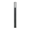 Lámpara suelo aluminio LED integrado gris GRANEY