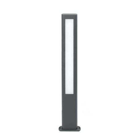 Lámpara suelo aluminio LED integrado gris CAMPEL
