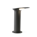 Lámpara suelo aluminio LED integrado gris DIESEN