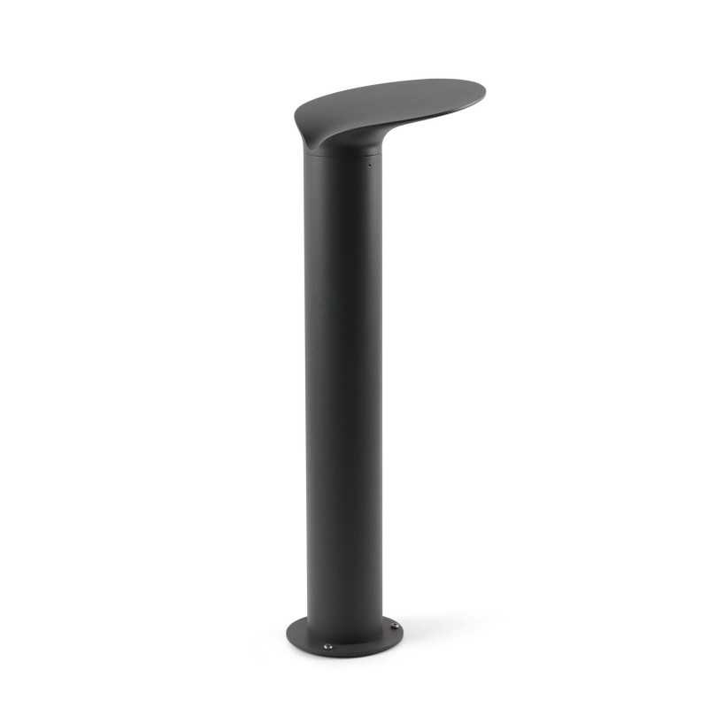 Lámpara suelo aluminio LED integrado gris SARDON