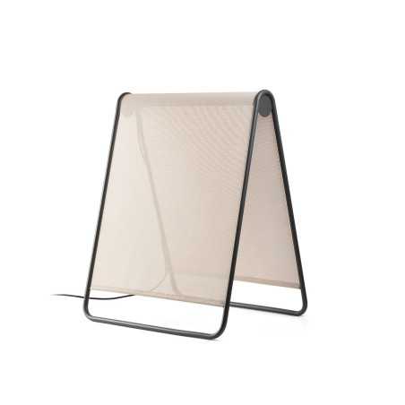 Lámpara suelo aluminio LED integrado gris PEROUSE