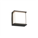 Lámpara pared aluminio LED integrado gris DIONAY