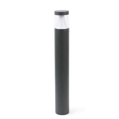 Lámpara suelo aluminio LED integrado gris TRILLA