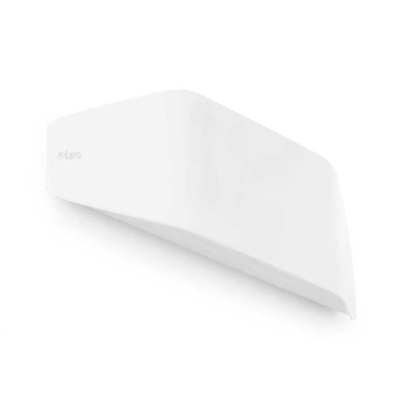 Lámpara pared policarbonato E27 blanco mate BARIZEY