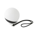 Lámpara pared plástico LED integrado negro mate POUANCE