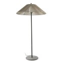 Lámpara suelo aluminio E27 gris LAIVES