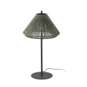 Lámpara suelo aluminio E27 gris NAVENNE