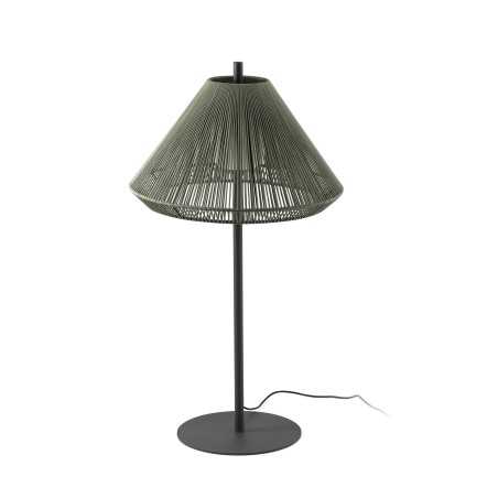 Lámpara suelo aluminio E27 gris NAVENNE