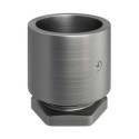 Racor para tubo flexible de 20mm color perla
