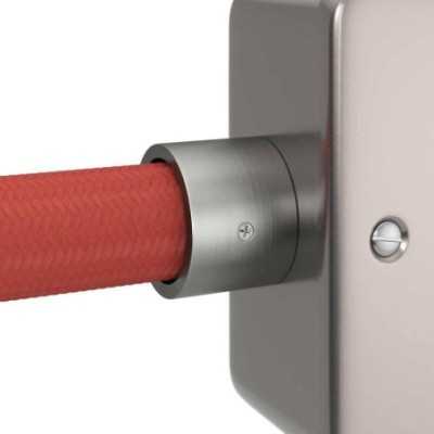 Racor para tubo flexible de 20mm color perla