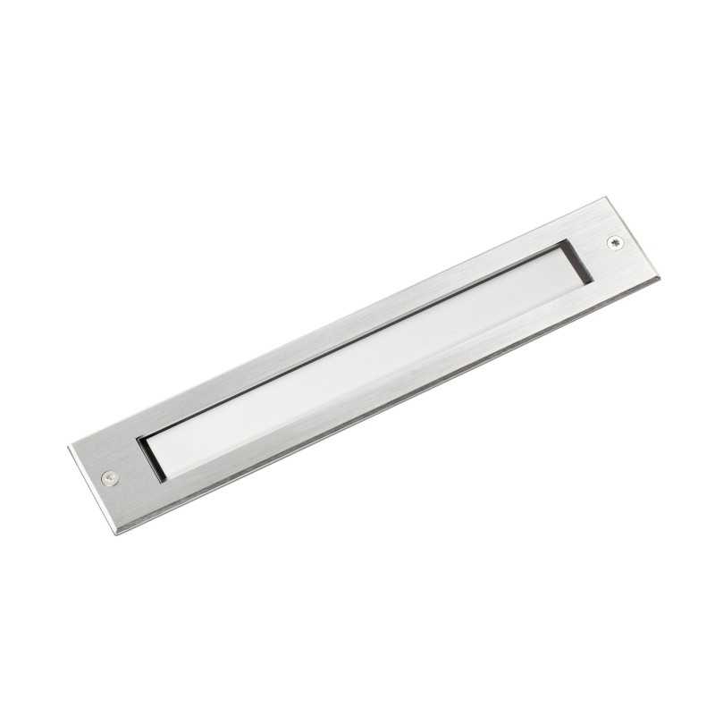 Lámpara suelo acero LED integrado acero cepillado VEYSSET