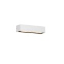 Lámpara pared aluminio LED integrado blanco mate AUBURE