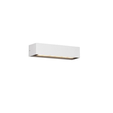 Lámpara pared aluminio LED integrado blanco mate AUBURE