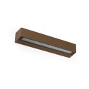 Lámpara pared aluminio LED integrado óxido MORIEUX