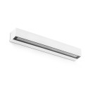 Lámpara pared aluminio LED integrado blanco mate ARNAVE