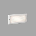 Lámpara pared aluminio LED integrado blanco mate BEZERIL