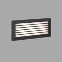 Lámpara pared aluminio LED integrado gris BRANDO