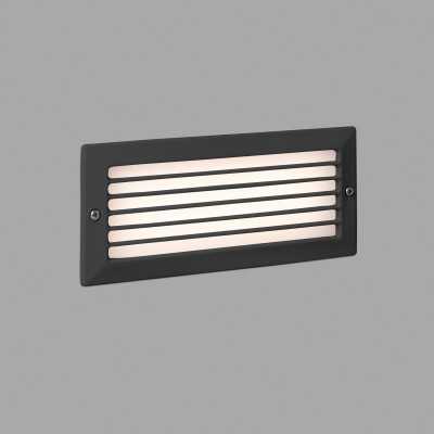 Lámpara pared aluminio LED integrado gris BRANDO