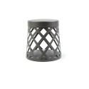 Lámpara suelo aluminio LED integrado gris FANGET
