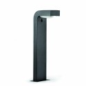 Lámpara suelo aluminio E27 gris CHARMES