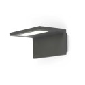 Lámpara pared aluminio LED integrado gris BEYNES