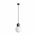 Lámpara techo aluminio E27 gris MEUDON