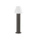 Lámpara suelo aluminio E27 gris BOUGES