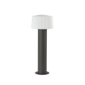 Lámpara suelo aluminio E27 gris MANTHES