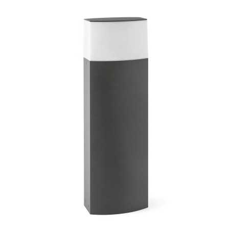 Lámpara suelo aluminio E27 gris REMIES
