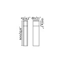 Lámpara suelo aluminio E27 gris REMIES