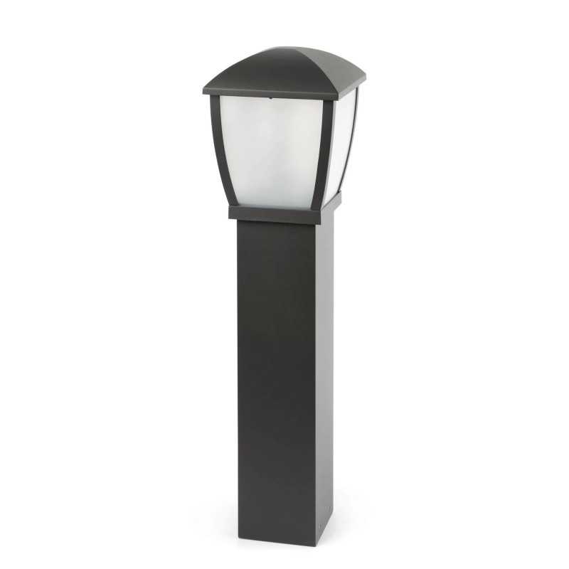 Lámpara suelo aluminio E27 gris NEGRON