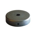 Soporte de hierro 60mm diámetro x 10mm y una salida