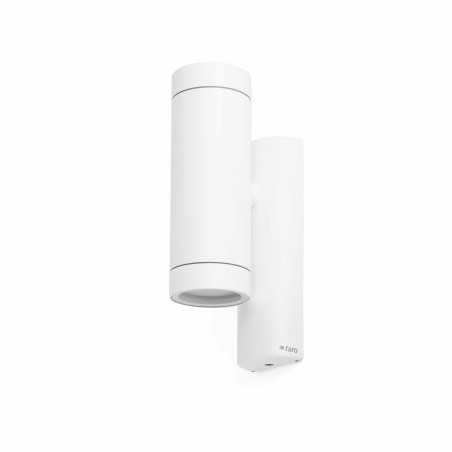 Lámpara pared aluminio GU10 blanco mate SOLAIZE
