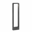 Lámpara suelo aluminio LED integrado gris PRAVEL