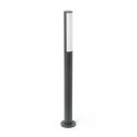Lámpara suelo aluminio LED integrado gris SAUMANE